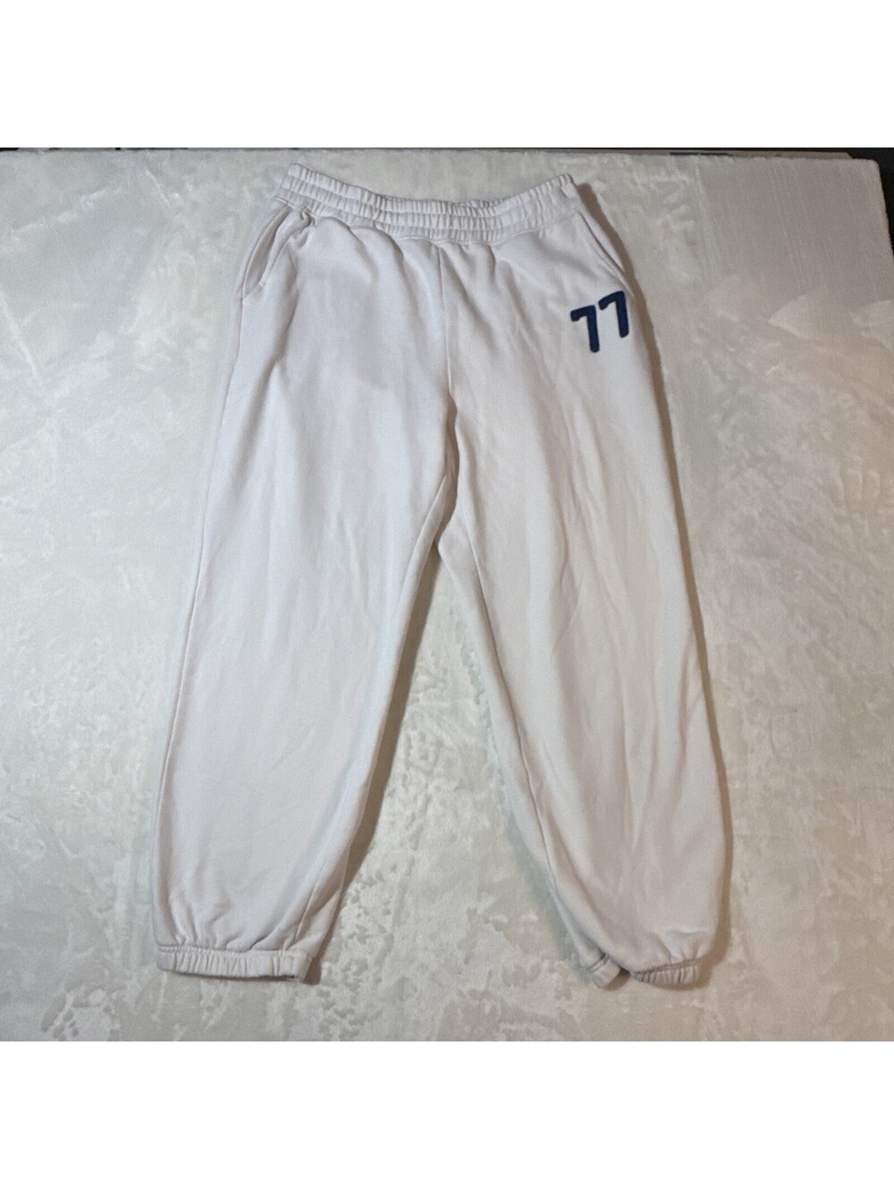 American Eagle AE77 Men's Joggers Size Large- Cream